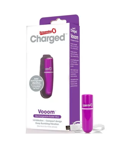SCREAMING O - BALA VIBREURA RECHARGEABLE VOOOM VIOLET SCREAMING O - BALA VIBREURA RECHARGEABLE VOOOM VIOLET