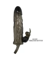 BAILE - COUVRE-PÉNIS BRAVE MAN AVEC LAPIN NOIR 16.5 CM BAILE - COUVRE-PÉNIS BRAVE MAN AVEC LAPIN NOIR 16.5 CM