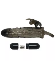 BAILE - COUVRE-PÉNIS BRAVE MAN AVEC LAPIN NOIR 16.5 CM BAILE - COUVRE-PÉNIS BRAVE MAN AVEC LAPIN NOIR 16.5 CM
