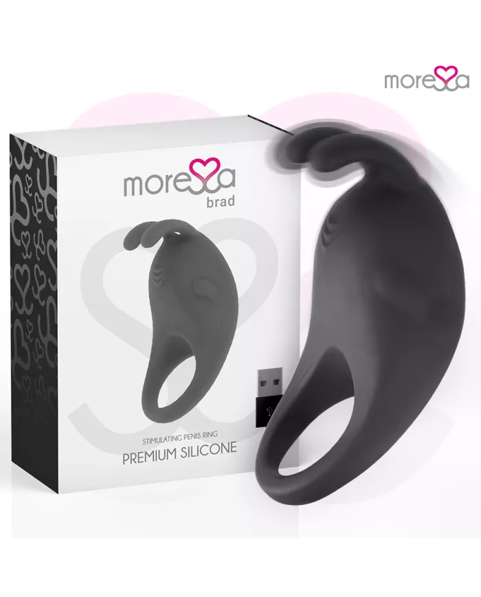 MORESSA - BRAD PREMIUM SILICONE RECHARGEABLE NOIR