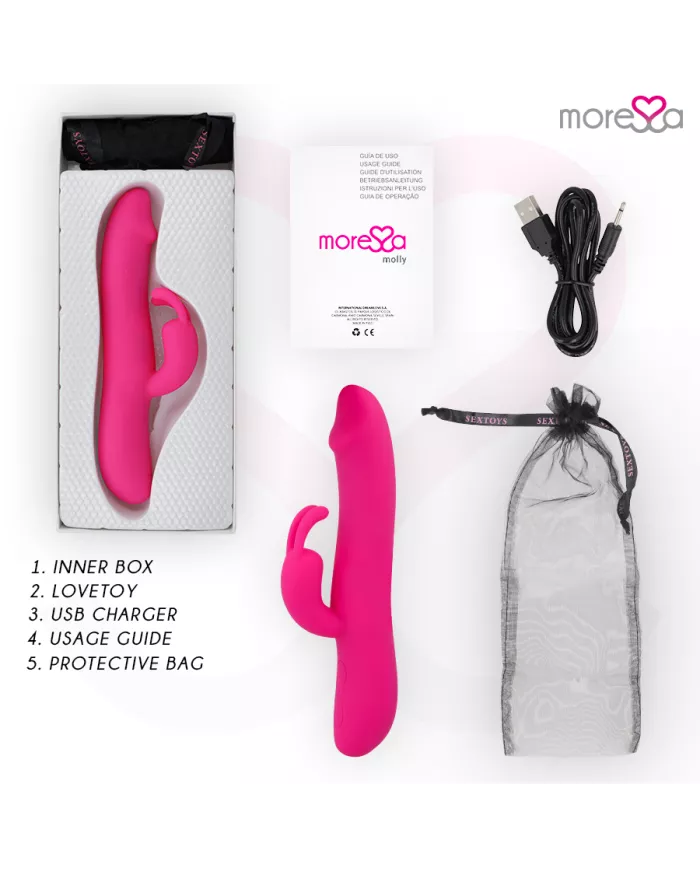 MORESSA - MOLLY RECHARGEABLE EN SILICONE PREMIUM