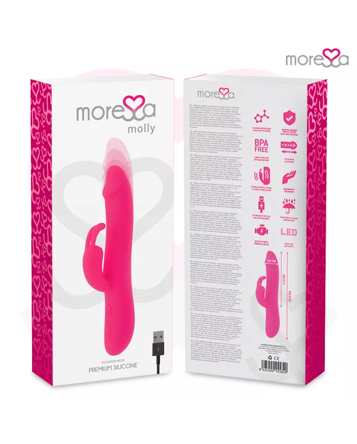 MORESSA - MOLLY RECHARGEABLE EN SILICONE PREMIUM