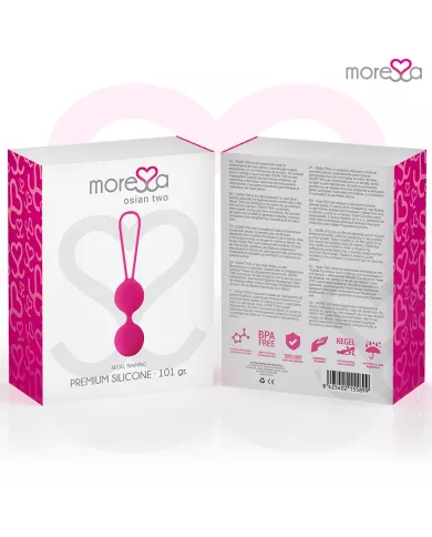MORESSA - OSIAN DEUX SILICONE PREMIUM ROSE