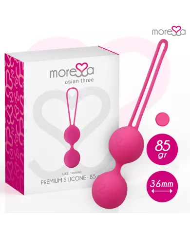 MORESSA - OSIAN TROIS SILICONE PREMIUM ROSE MORESSA - OSIAN TROIS SILICONE PREMIUM ROSE