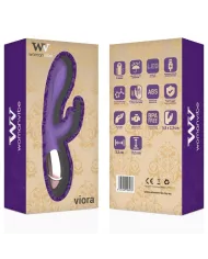 WOMANVIBE - VIBRATEUR RECHARGEABLE EN SILICONE VIORA FEMME