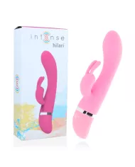 INTENSE - VIBRATEUR DE LUXE EN SILICONE ROSE HILARI INTENSE - VIBRATEUR DE LUXE EN SILICONE ROSE HILARI