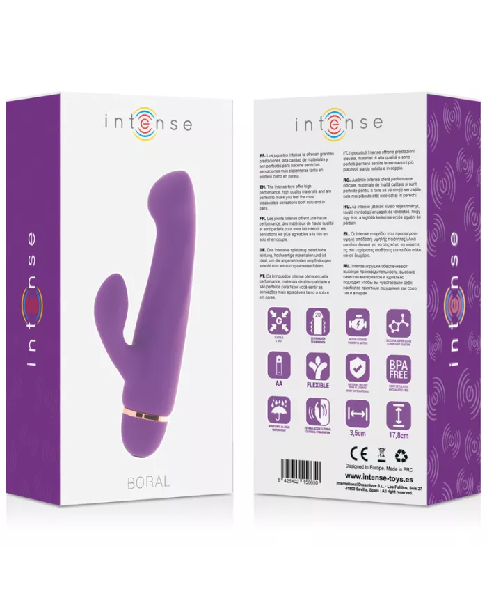 INTENSE - BORAL 20 VITESSES SILICONE LILAS INTENSE - BORAL 20 VITESSES SILICONE LILAS