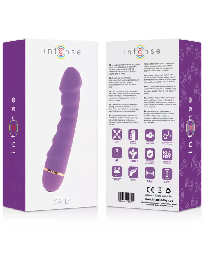 INTENSE - SALLY 20 VITESSES SILICONE LILAS INTENSE - SALLY 20 VITESSES SILICONE LILAS