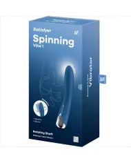SATISFYER - VIBRATEUR ROTATEUR BLEU SPINNING VIBE 1 G-SPOT SATISFYER - VIBRATEUR ROTATEUR BLEU SPINNING VIBE 1 G-SPOT