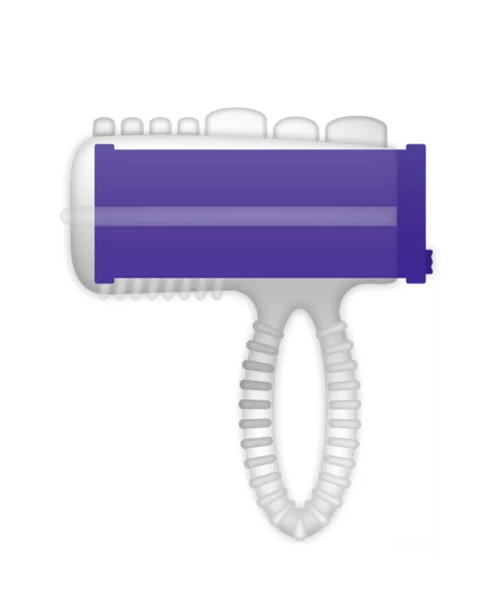 CASUAL LOVE - RING VIBRATOR LILAC TONGUE CASUAL LOVE - RING VIBRATOR LILAC TONGUE