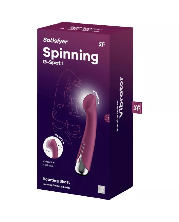 SATISFYER - SPINNING G-SPORT 1 VIBRATEUR ROTATOR ROUGE SATISFYER - SPINNING G-SPORT 1 VIBRATEUR ROTATOR ROUGE