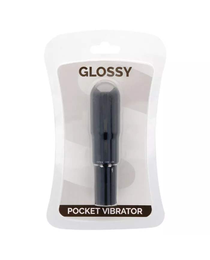 GLOSSY - VIBRATEUR DE POCHE NOIR GLOSSY - VIBRATEUR DE POCHE NOIR