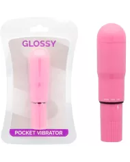 GLOSSY - VIBRATEUR DE POCHE DEEP ROSE