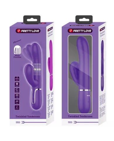 PRETTY LOVE - VIBRATEUR MULTIFONCTION G-SPOT VIOLET