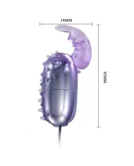 BAILE - SUPER VIBRATEUR OEUF VIBRANT AVEC STIMULATEUR BAILE - SUPER VIBRATEUR OEUF VIBRANT AVEC STIMULATEUR