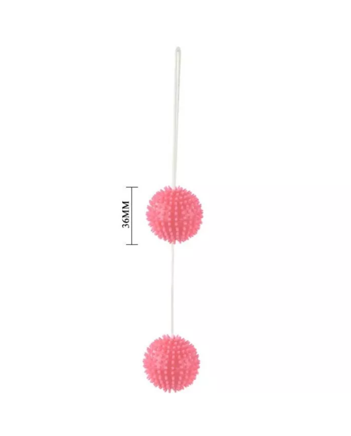 BAILE - BALLES TEXTURÉES ROSE PROFONDEMENT PLAISIR 3.6 CM