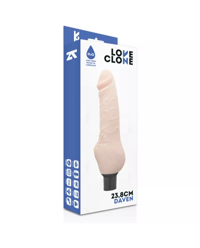 LOVECLONE - DAVEN AUTOLUBRIFICATION RÉALISTE 23.8 CM -O- 3.8 CM