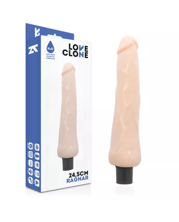 LOVECLONE - VIBRATEUR AUTOLUBRIFIANT RAGNAR 24.5 CM -O- 3.5 CM LOVECLONE - VIBRATEUR AUTOLUBRIFIANT RAGNAR 24.5 CM -O- 3.5 CM