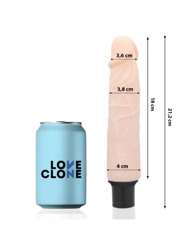 LOVECLONE - VIBRATEUR AUTOLUBRIFIANT FINN 21.2 CM -O- 3.8 CM