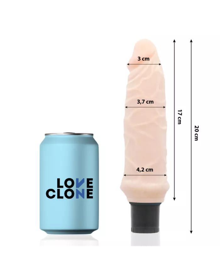 LOVECLONE - VIBRATEUR AUTOLUBRIFIANT IVAR 20 CM -O- 3.7 CM