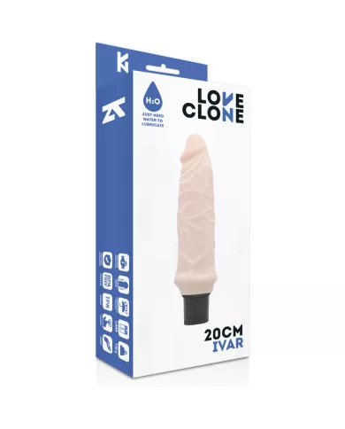 LOVECLONE - VIBRATEUR AUTOLUBRIFIANT IVAR 20 CM -O- 3.7 CM