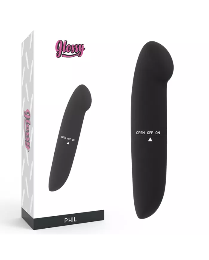 GLOSSY - VIBRATEUR PHIL NOIR GLOSSY - VIBRATEUR PHIL NOIR