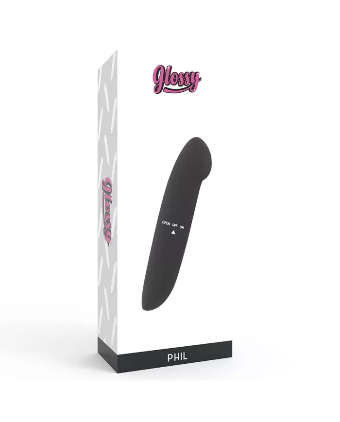 GLOSSY - VIBRATEUR PHIL NOIR GLOSSY - VIBRATEUR PHIL NOIR