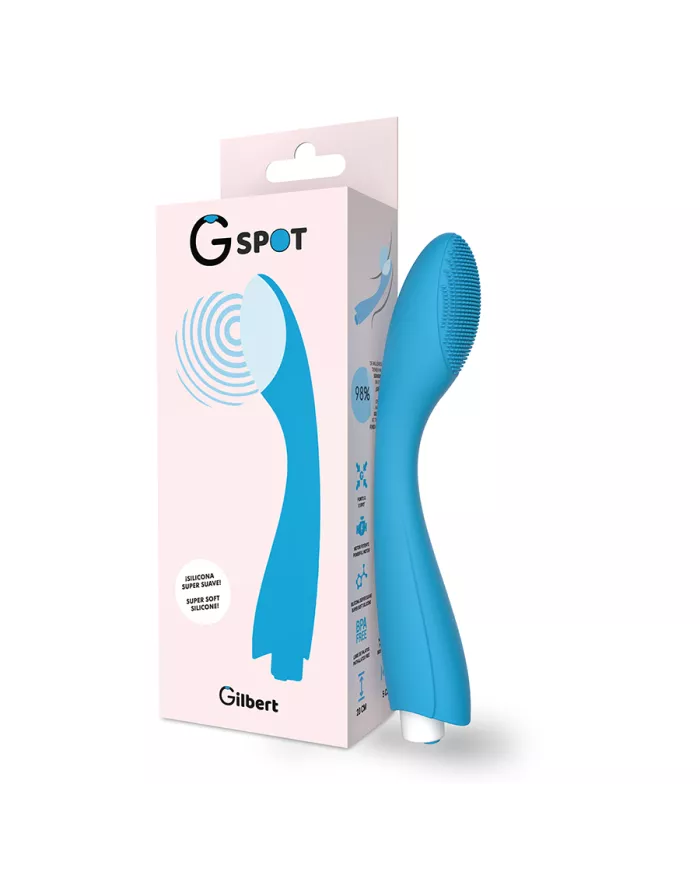 G-SPOT - VIBRATEUR GYLBERT TURQUOISE BLEU G-SPOT