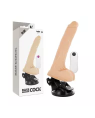 BASECOCK - VIBRATEUR NATUREL RÉALISTE TÉLÉCOMMANDE 19 CM -O- 4 CM
