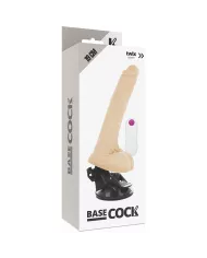 BASECOCK - VIBRATEUR NATUREL RÉALISTE TÉLÉCOMMANDE 19 CM -O- 4 CM