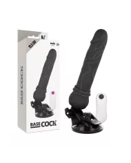 BASECOCK - VIBRATEUR RÉALISTE TÉLÉCOMMANDE NOIR 19.5 CM -O- 4 CM BASECOCK - VIBRATEUR RÉALISTE TÉLÉCOMMANDE NOIR 19.5 CM -O- 4 CM