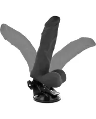 BASECOCK - VIBRATEUR ARTICULABLE TÉLÉCOMMANDE NOIR 21 CM -O- 5 CM