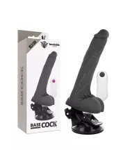 BASECOCK - VIBRATEUR ARTICULABLE TÉLÉCOMMANDE NOIR 18.5 CM -O- 4 CM BASECOCK - VIBRATEUR ARTICULABLE TÉLÉCOMMANDE NOIR 18.5 CM -O- 4 CM