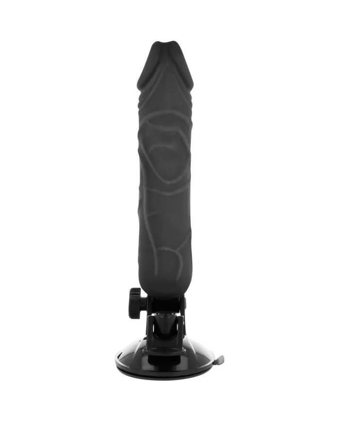 BASECOCK - VIBRATEUR RÉALISTE TÉLÉCOMMANDE NOIR 20 CM -O- 4 CM