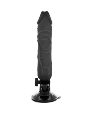 BASECOCK - VIBRATEUR RÉALISTE TÉLÉCOMMANDE NOIR 20 CM -O- 4 CM