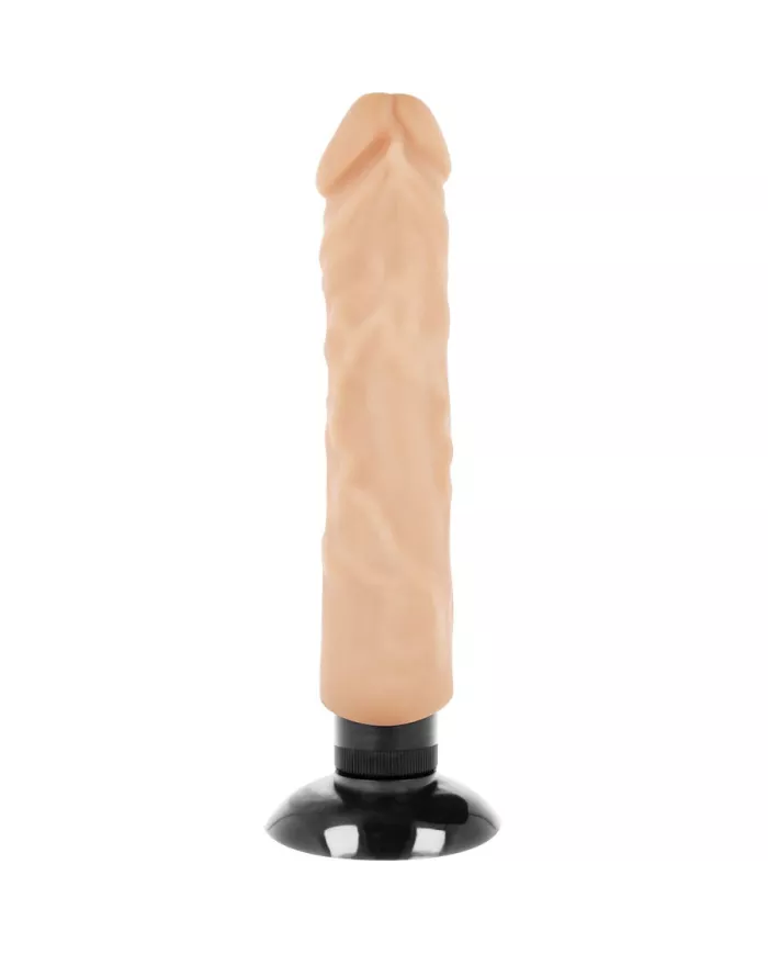 BASECOCK - VIBRATEUR RÉALISTE 2-1 NATUREL 20 CM -O- 4 CM