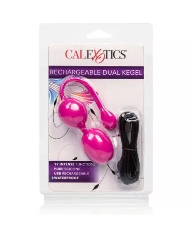CALEXOTICS - RECHARGEABLE DOUBLE KEGEL ROSE CALEXOTICS - RECHARGEABLE DOUBLE KEGEL ROSE