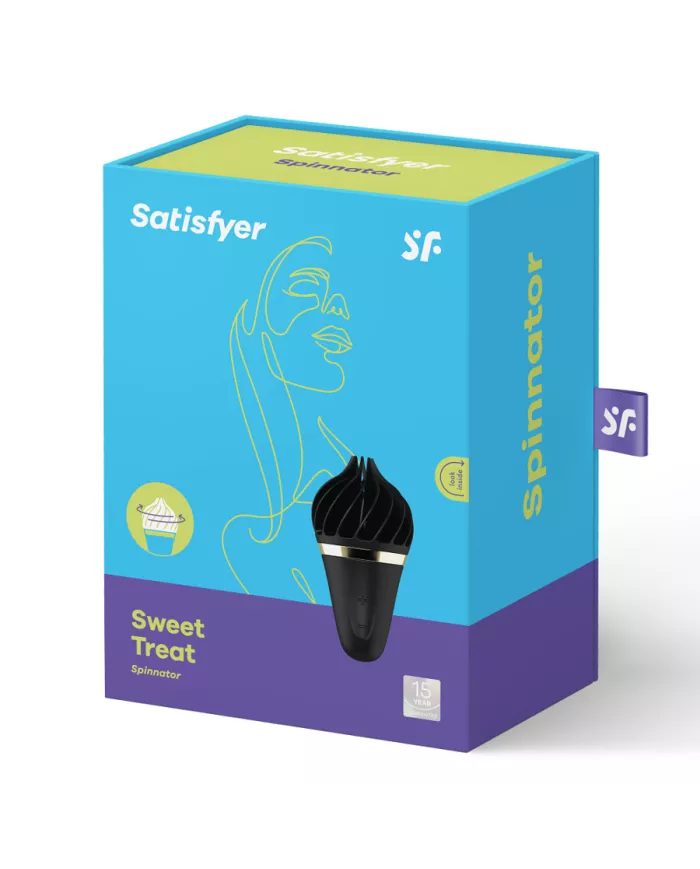 SATISFYER - SPINNATOR SWEET TREAT NOIR