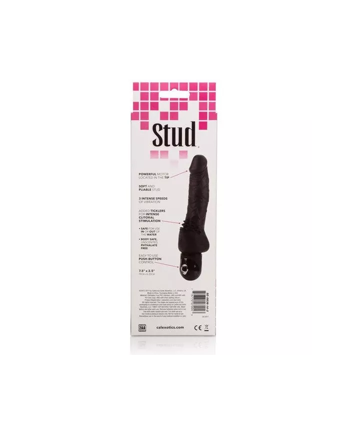 CALEXOTICS - VIBRATEUR NOIR POWER STUD CLITERRIFIC CALEXOTICS - VIBRATEUR NOIR POWER STUD CLITERRIFIC