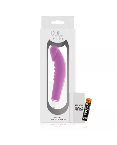 DOLCE VITA - REALISTIC PLEASURE PURPLE SILICONE DOLCE VITA - REALISTIC PLEASURE PURPLE SILICONE