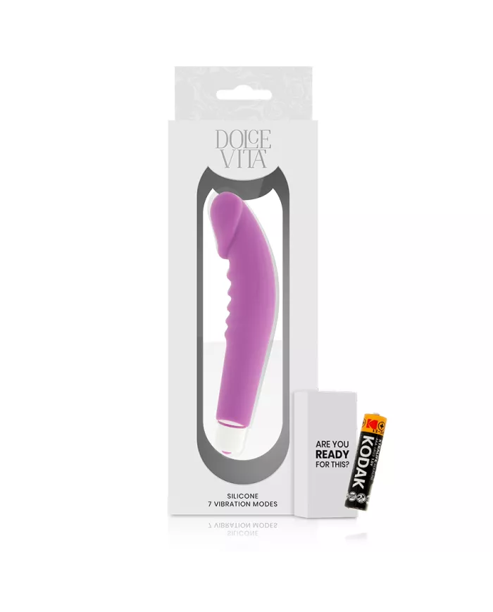 DOLCE VITA - REALISTIC PLEASURE PURPLE SILICONE