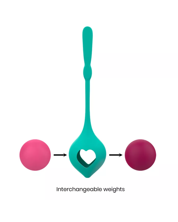 RITHUAL - ENSEMBLE DENTRAÎNEMENT PELVIEN DEVA AQUA GREEN