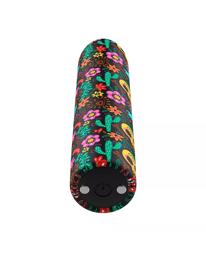 CUSTOM BULLETS - BULLETS PERSONNALISÉS RECHARGEABLE FLORAL 10 INTENSITIES