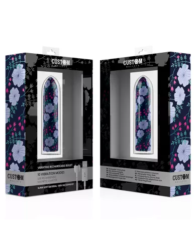 CUSTOM BULLETS - PERSONNALISÉS RECHARGEABLE PRINTEMPS 10 INTENSITIES
