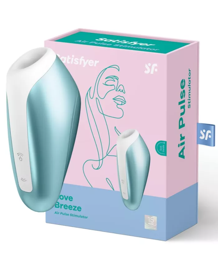 SATISFYER - LOVE BREEZE SUCCIONADOR BLEU GLACE SATISFYER - LOVE BREEZE SUCCIONADOR BLEU GLACE
