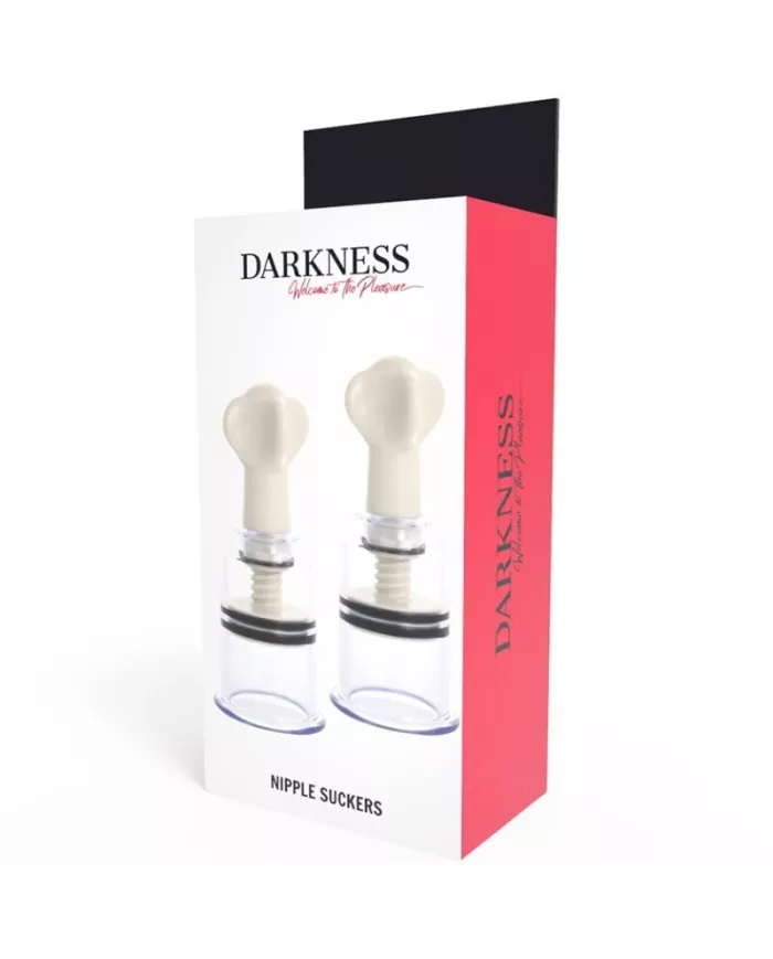 DARKNESS - ONDES STIMULANTES POUR TÉTONS TRANSPARENTS 5 CM DE DIAMÈTRE DARKNESS - ONDES STIMULANTES POUR TÉTONS TRANSPARENTS 5 CM DE DIAMÈTRE