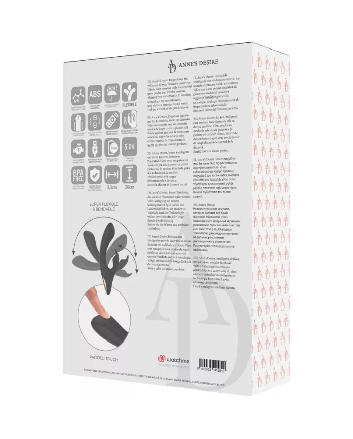 ANNE'S DESIRE  - RABBIT TÉLÉCOMMANDE TECHNOLOGIE A WATCHME NOIR