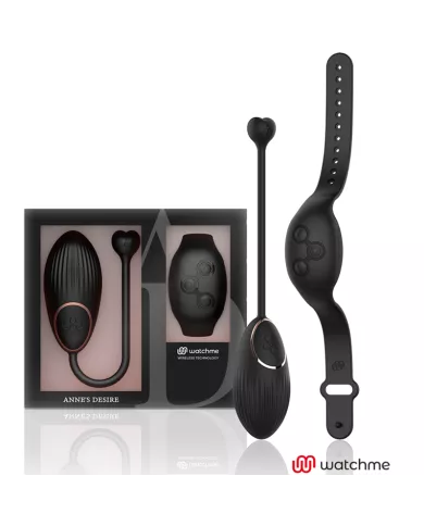 ANNE'S DESIRE - EGG TECHNOLOGIE DE TÉLÉCOMMANDE WATCHME NOIR ANNE'S DESIRE - EGG TECHNOLOGIE DE TÉLÉCOMMANDE WATCHME NOIR