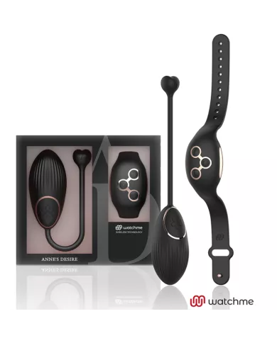 ANNE'S DESIRE - EGG TECHNOLOGIE DE TÉLÉCOMMANDE WATCHME NOIR/OR ANNE'S DESIRE - EGG TECHNOLOGIE DE TÉLÉCOMMANDE WATCHME NOIR/OR