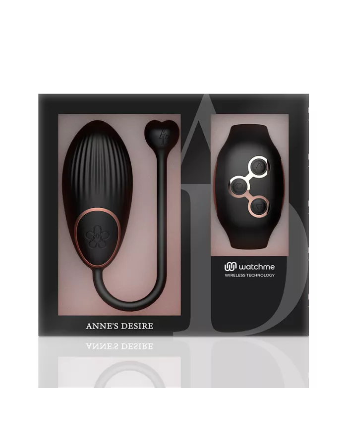 ANNE'S DESIRE - EGG TECHNOLOGIE DE TÉLÉCOMMANDE WATCHME NOIR/OR